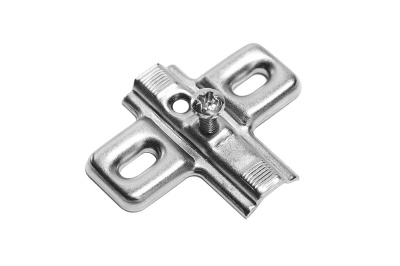 Монтажная планка к мини петле для привинчивания с помощью шурупов для ДСП высота 2 мм